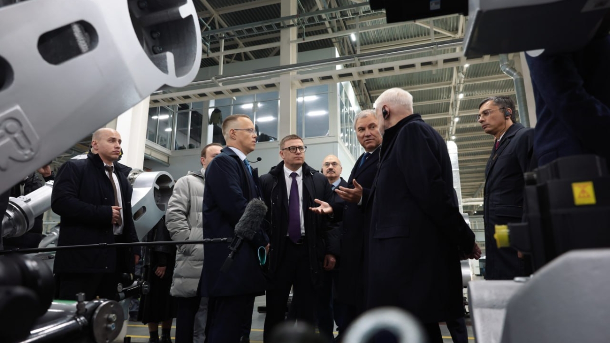 Вячеслав Володин посетил Челябинский завод роботов пресс-служба администрации губернатора Челябинской области